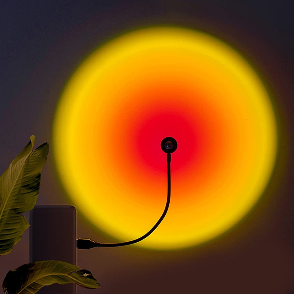 SkandiShop USB Sunset Lamp LED
